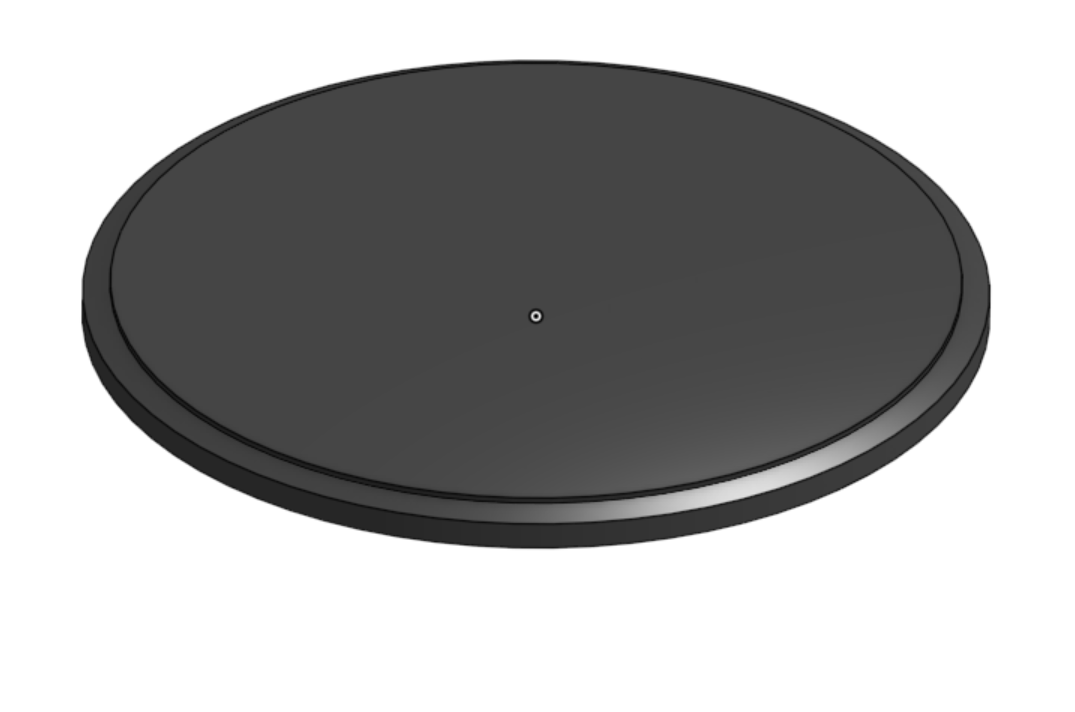 Base for a Spinning Desktop Organizer