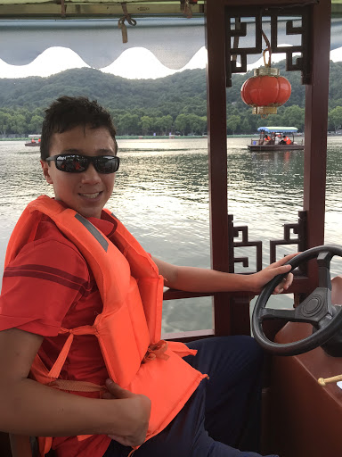 Me on a boat